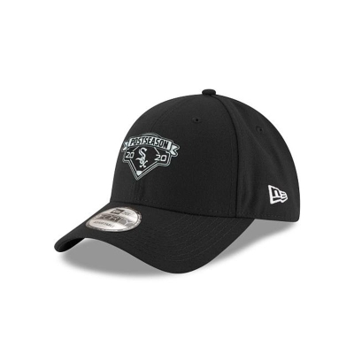 Chicago White Sox Gorra | New Era MLB Postseason Locker Room 9forty Adjustable Cap Mexico - Negros